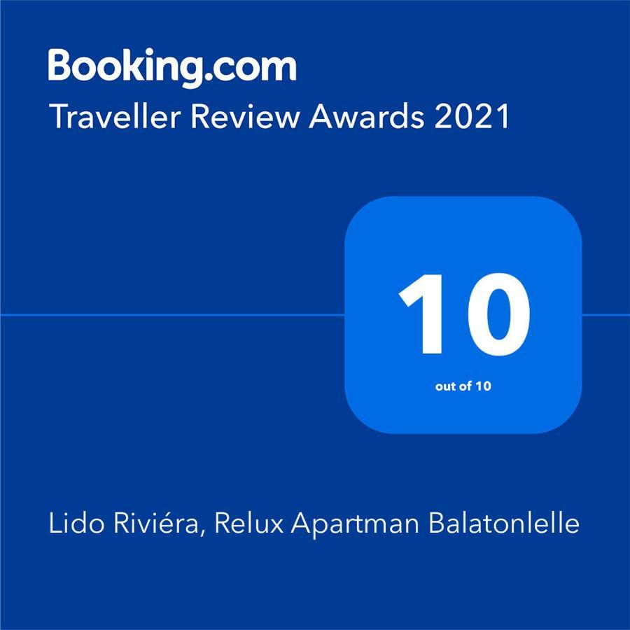 Lido Riviera, Relux Apartman Балатонлелле Экстерьер фото